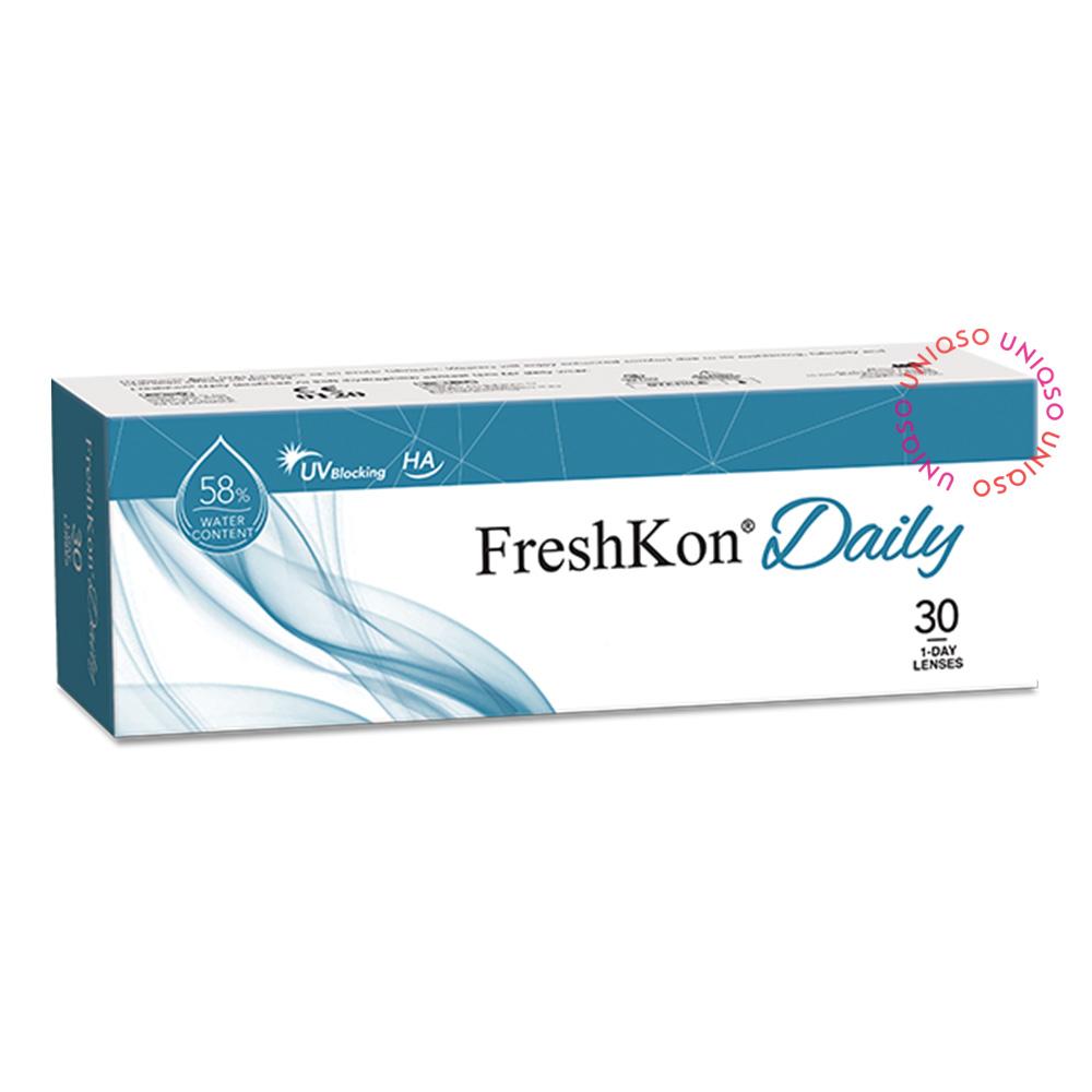 FreshKon Daily (30 lenses/pack)-Clear Contacts-UNIQSO