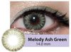 Kazzue Melody Ash Green (1 lens/pack)-Colored Contacts-UNIQSO