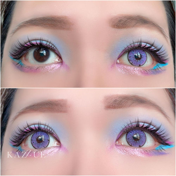 Kazzue Legacy Violet (1 lens/pack)-Colored Contacts-UNIQSO