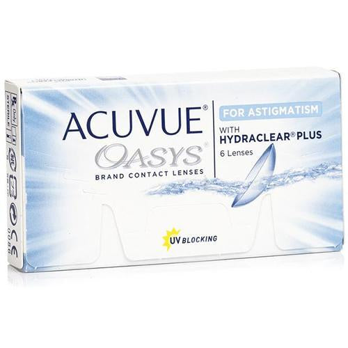 Acuvue Oasys For Astigmatism (6 lenses/pack)-Clear Contacts-UNIQSO