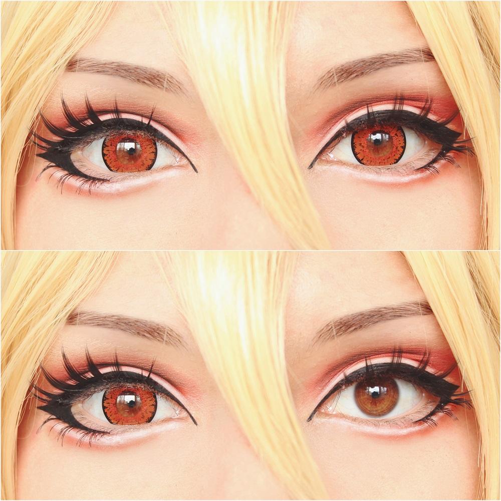 Sweety Queen Light Orange (1 lens/pack)-Colored Contacts-UNIQSO