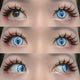 Sweety Crazy Sexy Cat Eye Blue (1 lens/pack)-Crazy Contacts-UNIQSO