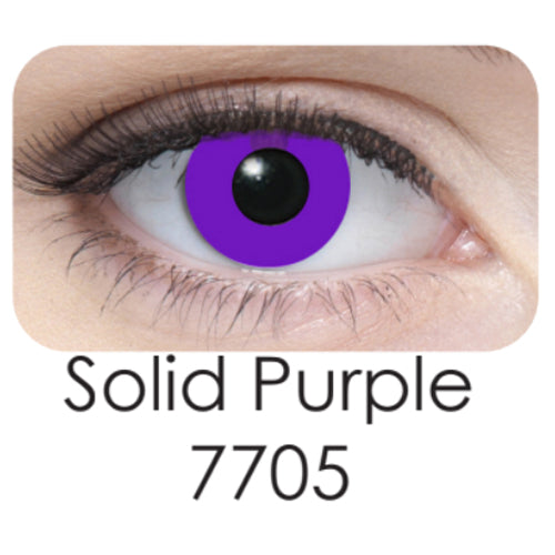 Coscon Crazy with Power - Solid Violet (1 lens/pack)-Crazy Contacts-UNIQSO