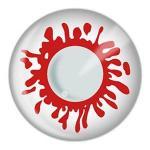 Coscon Crazy with Power - Blood Splat (1 lens/pack)-Crazy Contacts-UNIQSO