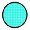 Sweety Crazy Cyan Mesh / Blue Screen with Black Rim (1 lens/pack)-Crazy Contacts-UNIQSO