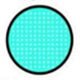 Sweety Crazy Cyan Mesh / Blue Screen with Black Rim (1 lens/pack)-Crazy Contacts-UNIQSO