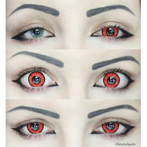 Western Eyes Twilight Red (1 lens/pack)-Colored Contacts-UNIQSO