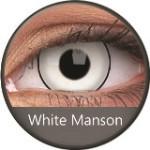 Phantasee Crazy White Manson - 1 Day Disposable (2 lenses/pack)-Crazy Contacts-UNIQSO